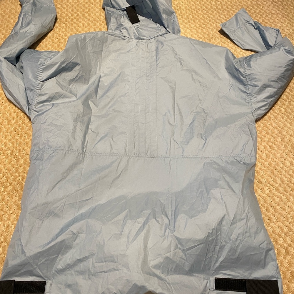 adidas Pale Blue Hooded Performance Pullover - Picture 4 of 6